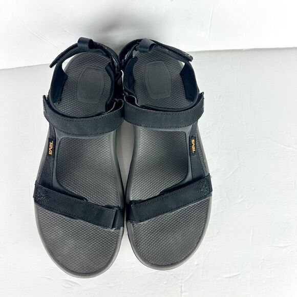 Teva Men's Meacham Hiking Sandal Size 12 Black Gray Outdoor Camping EUC - Picture 6 of 8